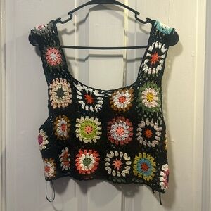 Boho Crotchet Top
